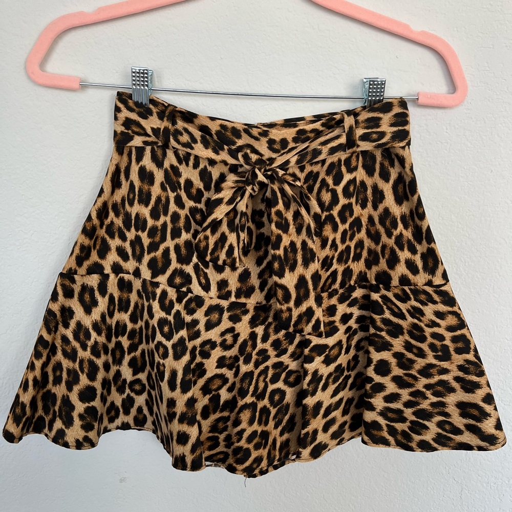 Zara Cheetah Skort (XS)
